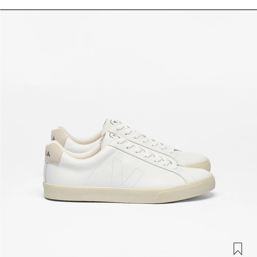 Veja Esplar White Leather Sneakers women size 38/7